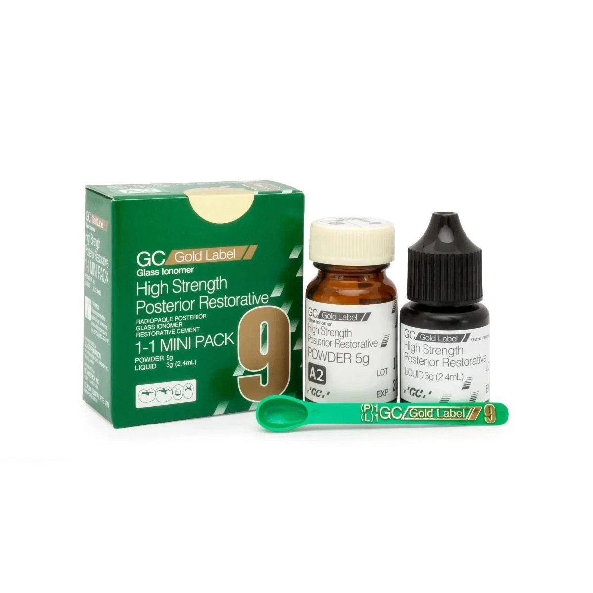 GC 9 Posterior Restorative Mini Pack Glass Ionomer Cement- Same as Picture