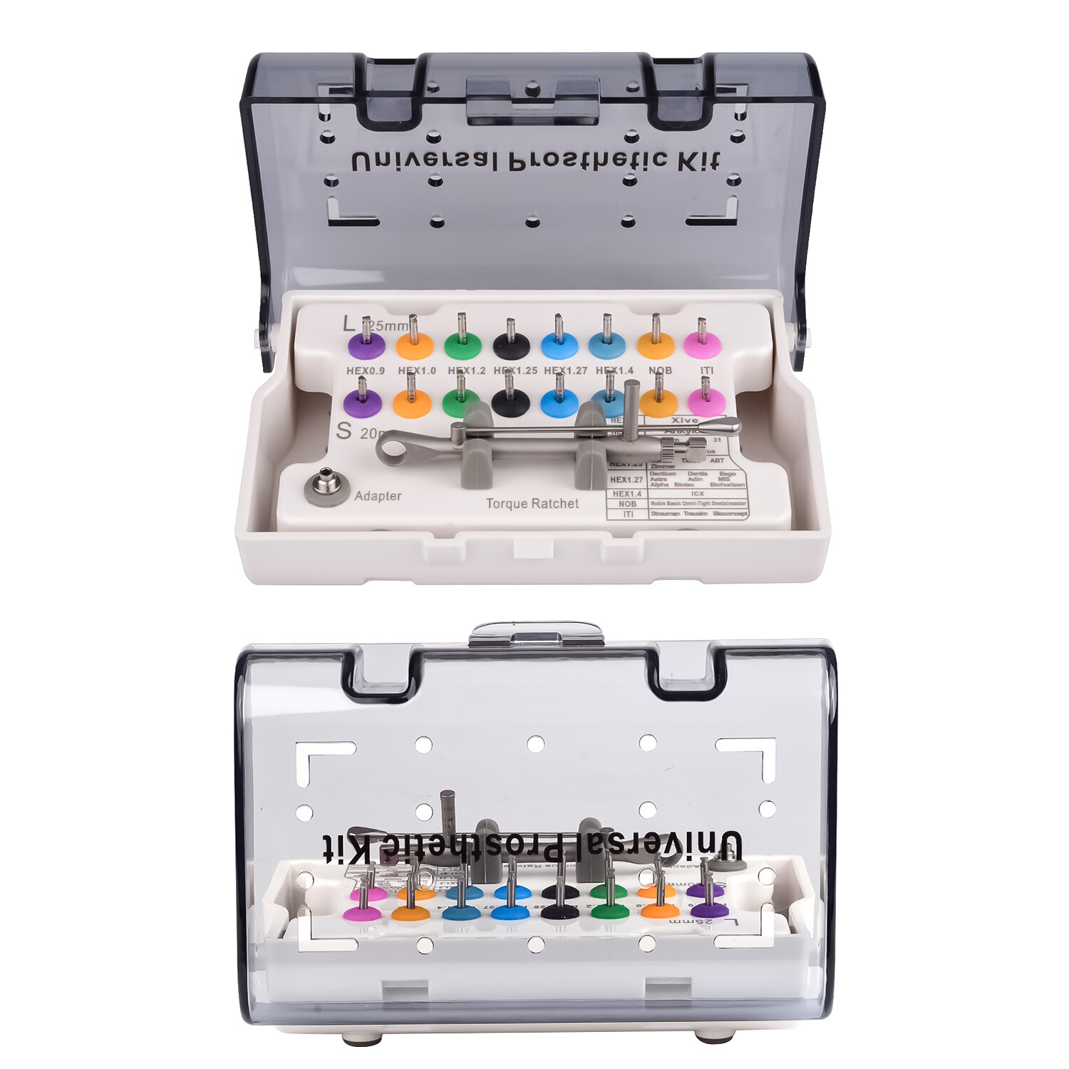 Universal Implant Repair Prosthetic Restoration Tool Kit Screwdrivers Wrench L/S