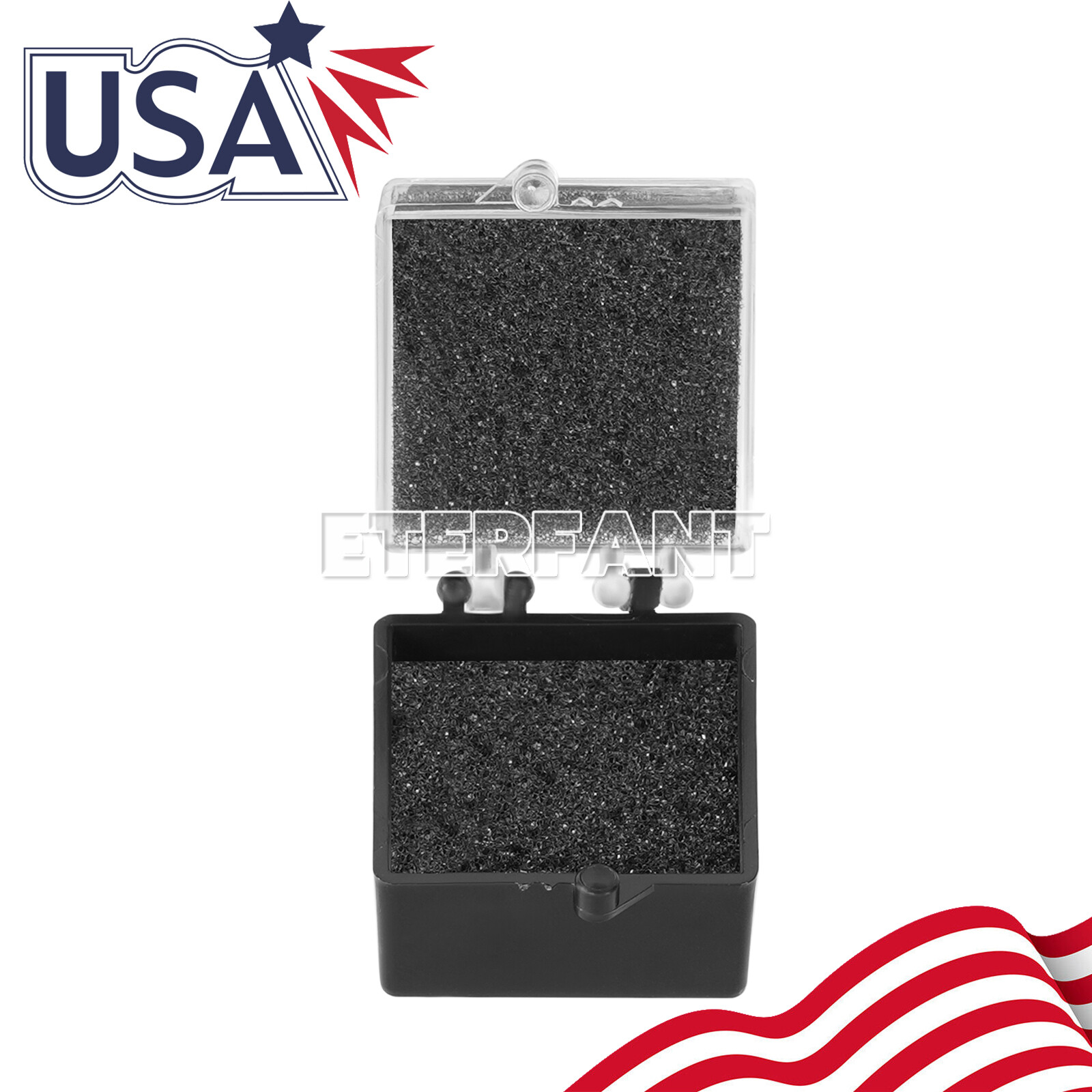 1000pcs/PK Dental Lab Crown/Veneer/Bridge Boxes – 1 Inch Clear Top with Fillers