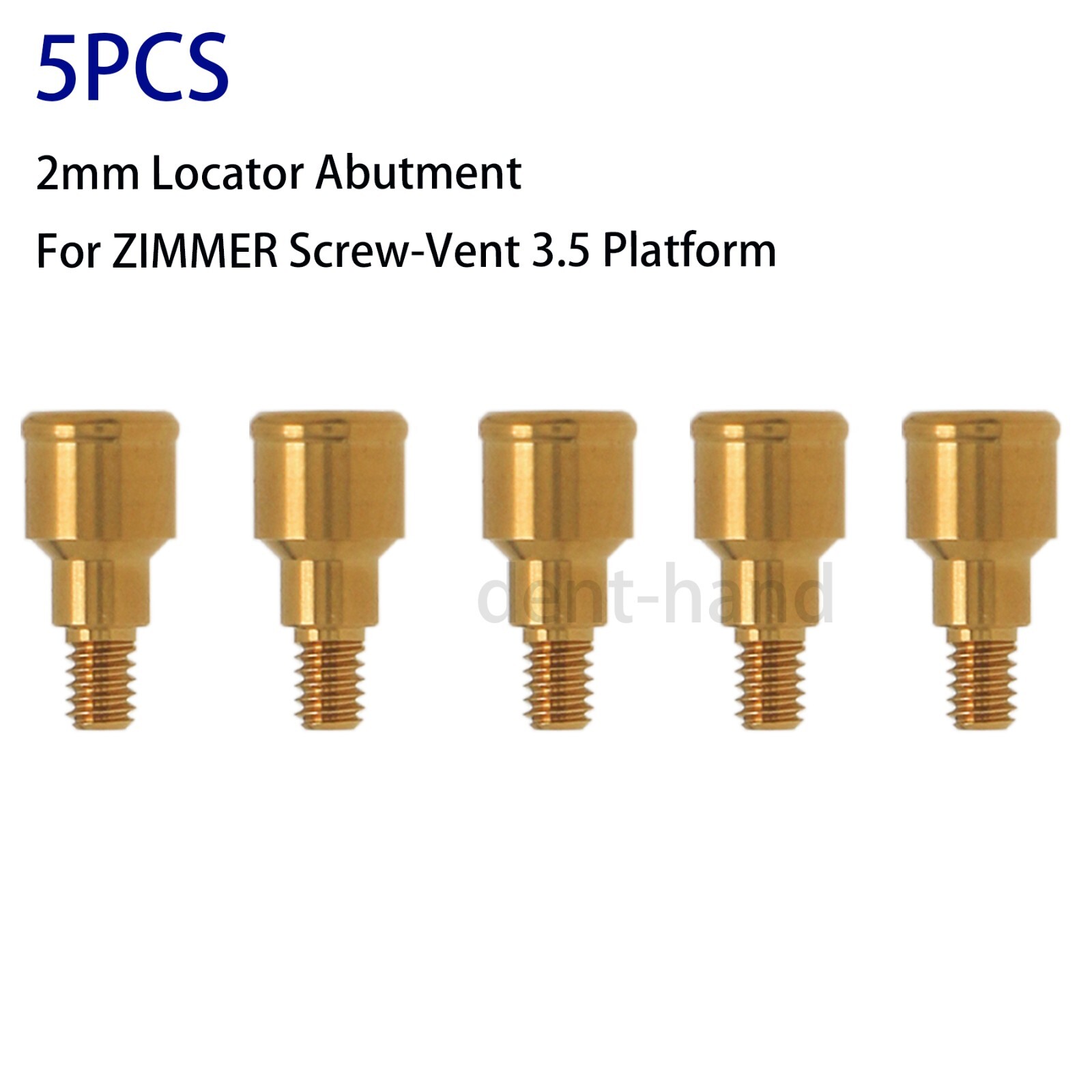 Dental PAØ3.5mm Overdenture Abutment fit Zimmer BEGO 3.75, Zimmer, MIS, Adin