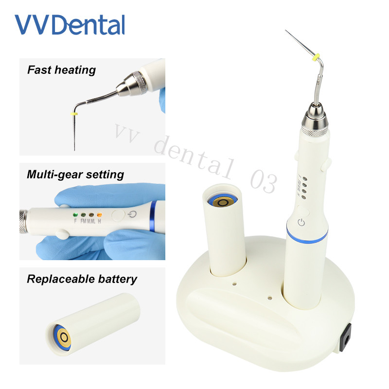 Wireless Dental Gutta Percha Obturation Pen Endo Heated Root Canal Filling Syste