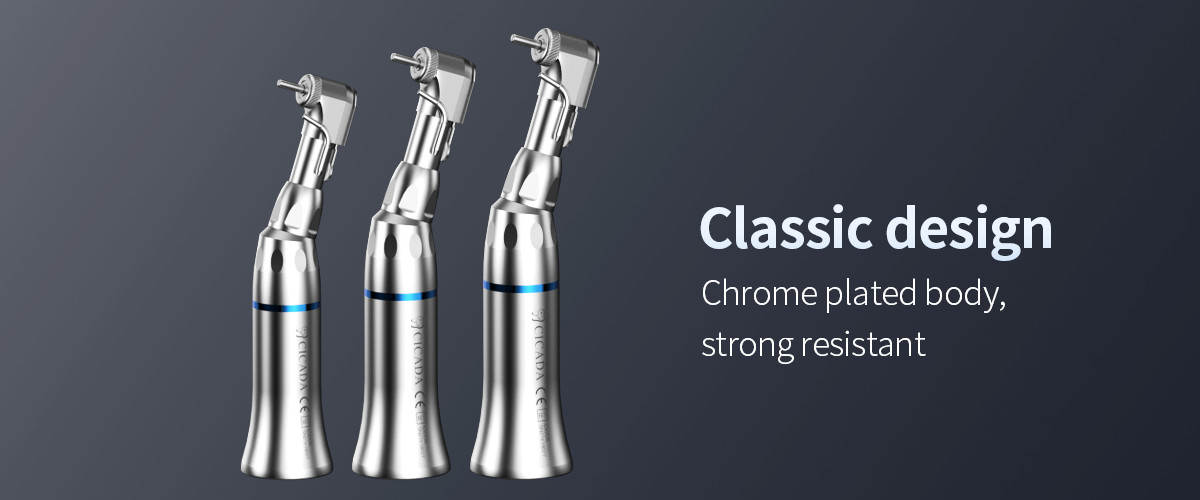 Cicada Low Speed Contra Angle Handpiece Latch Type 1:1 -external water spray