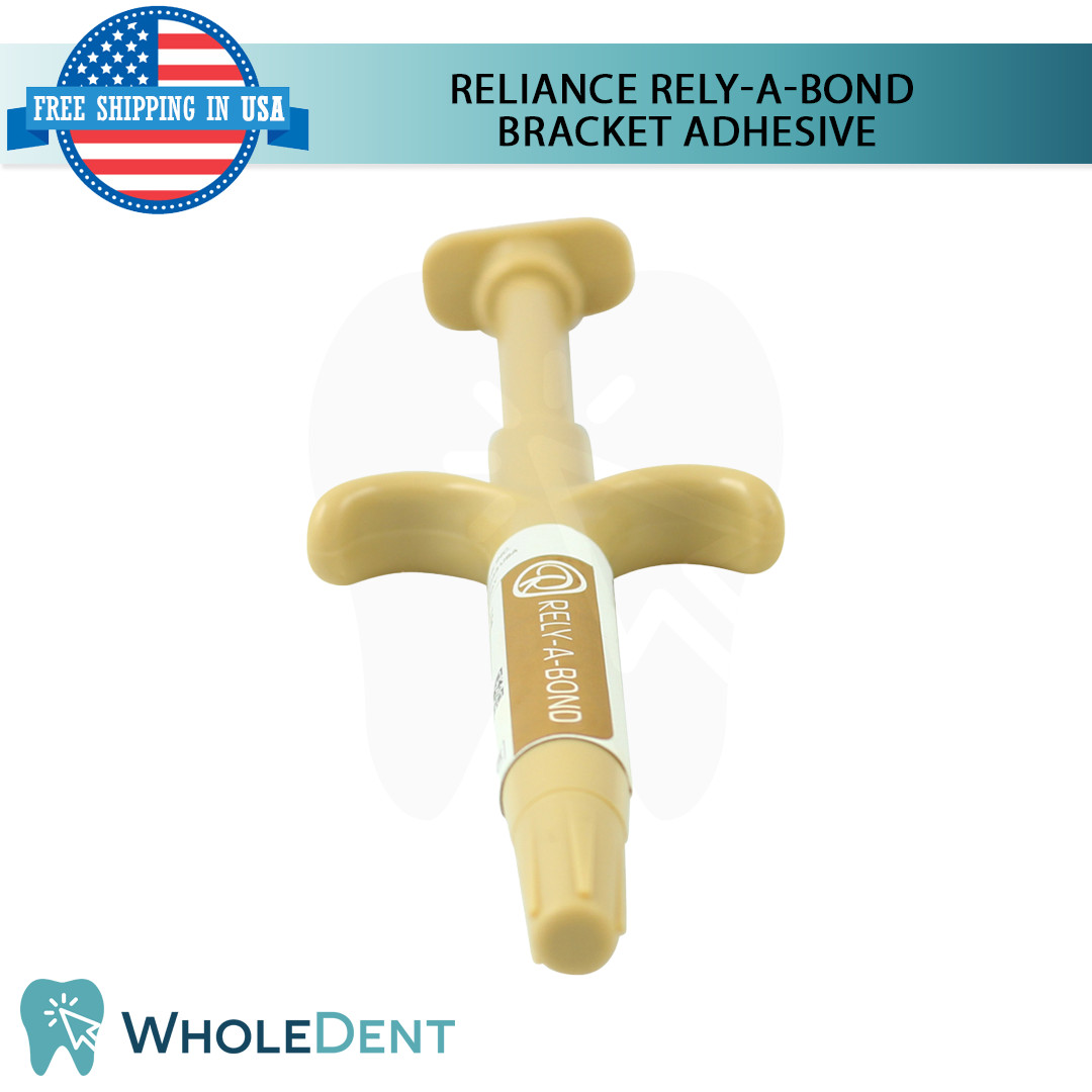 Reliance Ortho Rely-A-Bond Bracket Adhesive 3.5g Syringe Orthodontics Bonding