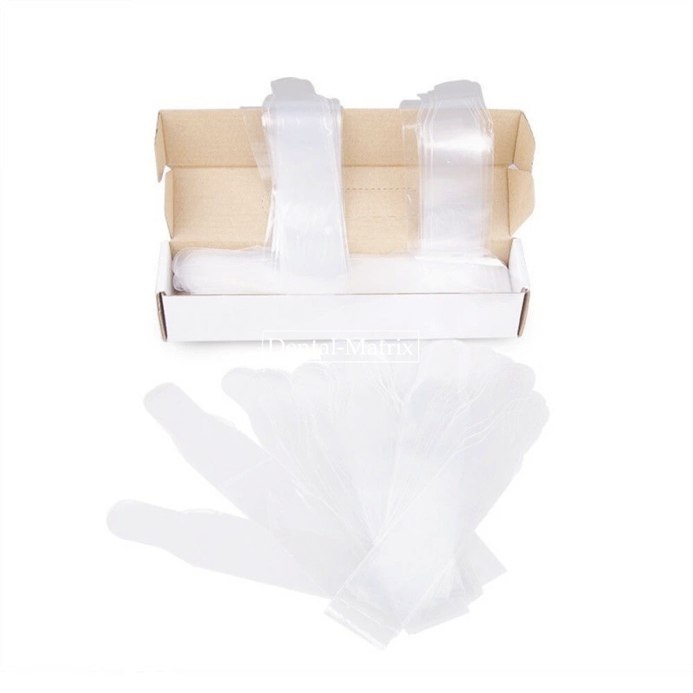 Dental Disposable Plastic Protector Digital X-ray Sensor Sleeve Cover 4.2x20cm