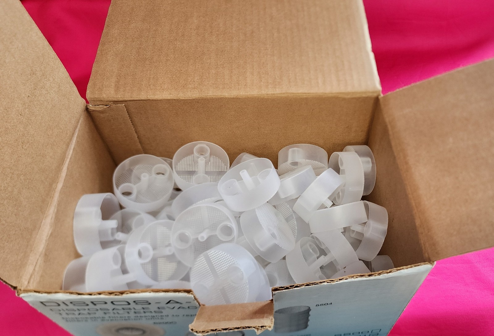 BOX045-D342 – DISPOS-A-TRAP Disposable Evacuation Trap Filters 5501 – PARTIAL