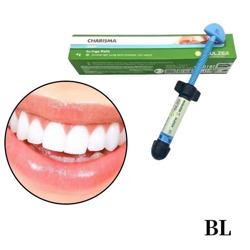 4g Dental Whiten Composite Resin Light Cure Bright White Veneer Hybrid Aesthetic