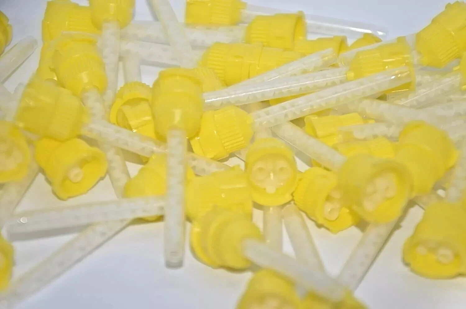 Dental Mixing Tips HP Yellow ( 100 Tips) Impression HP Tips Yellow 4.2mmFREESHIP