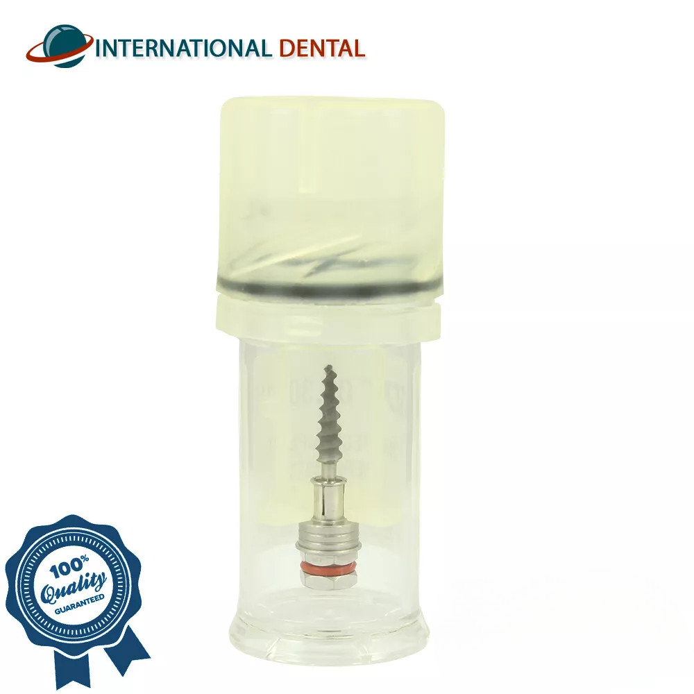 1x GDT Dental One Piece Fixture Titanium SLA Prosthetic Integrated Ø2.4-5.0mm