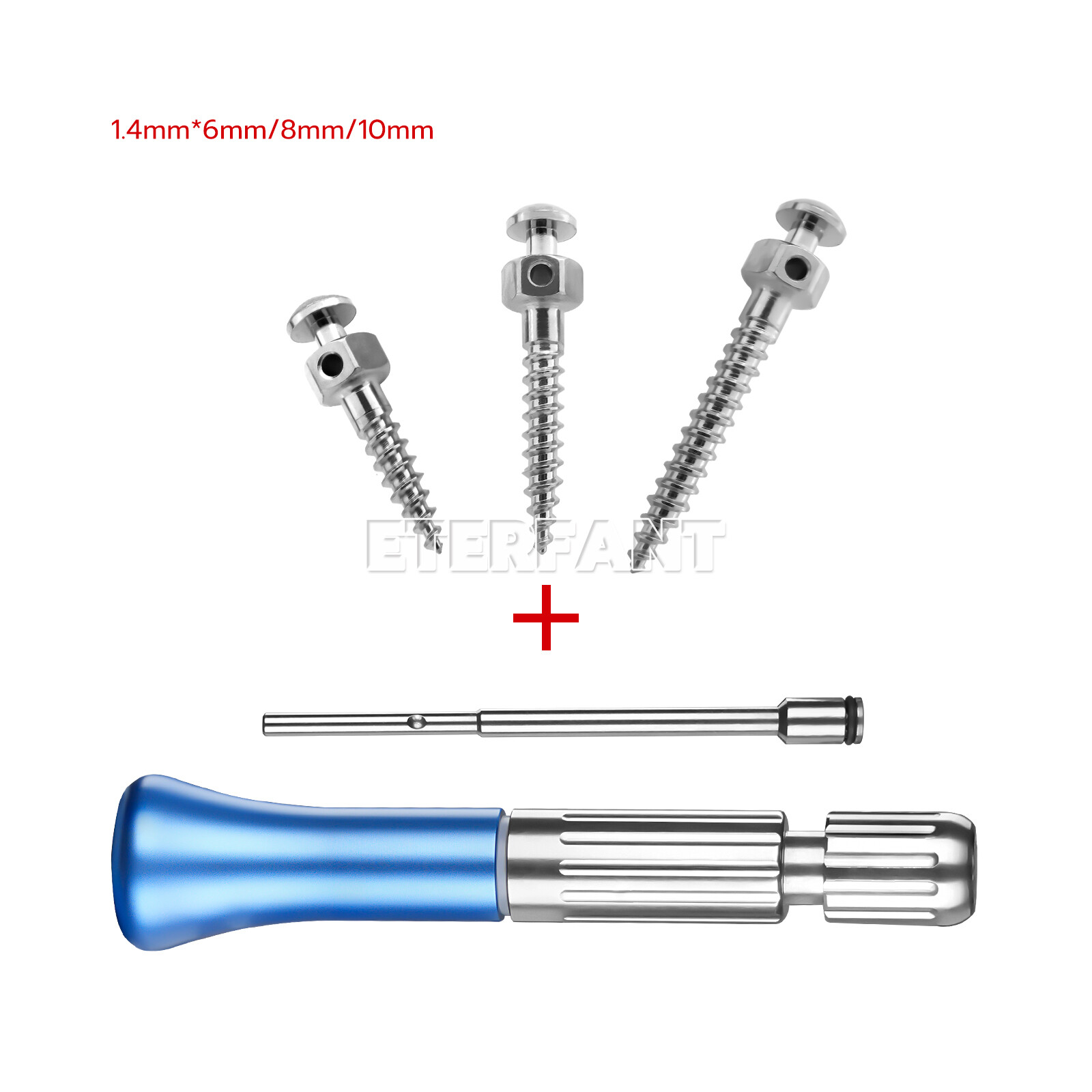 ETERFANT Dental Orthodontic Micro Implants Mini Screw Self-Drilling/Screwdriver