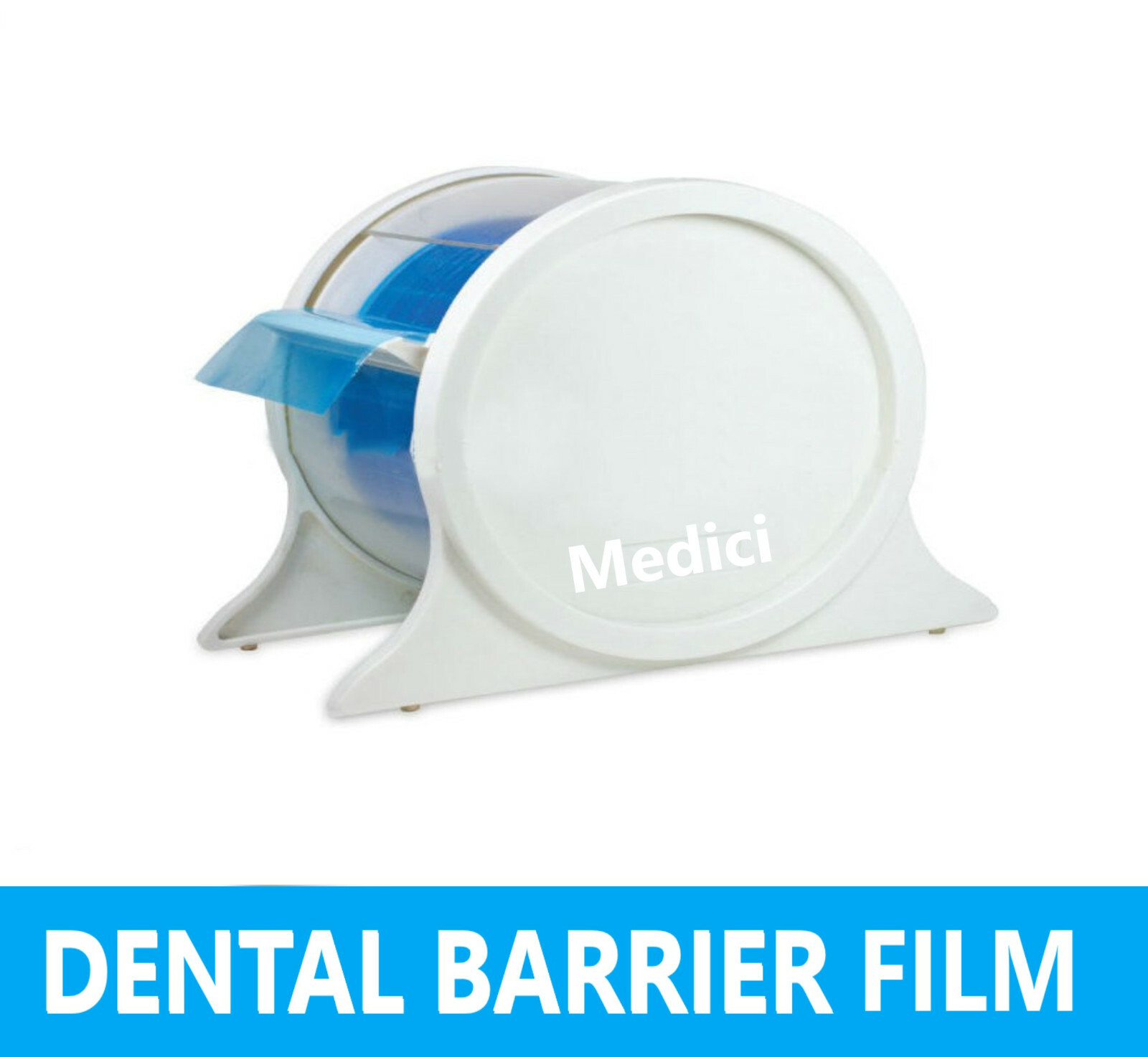 DENTAL Barrier Film Dispenser for 4″ x 6″ , 1200 perforated sheets, Hold 1 Roll