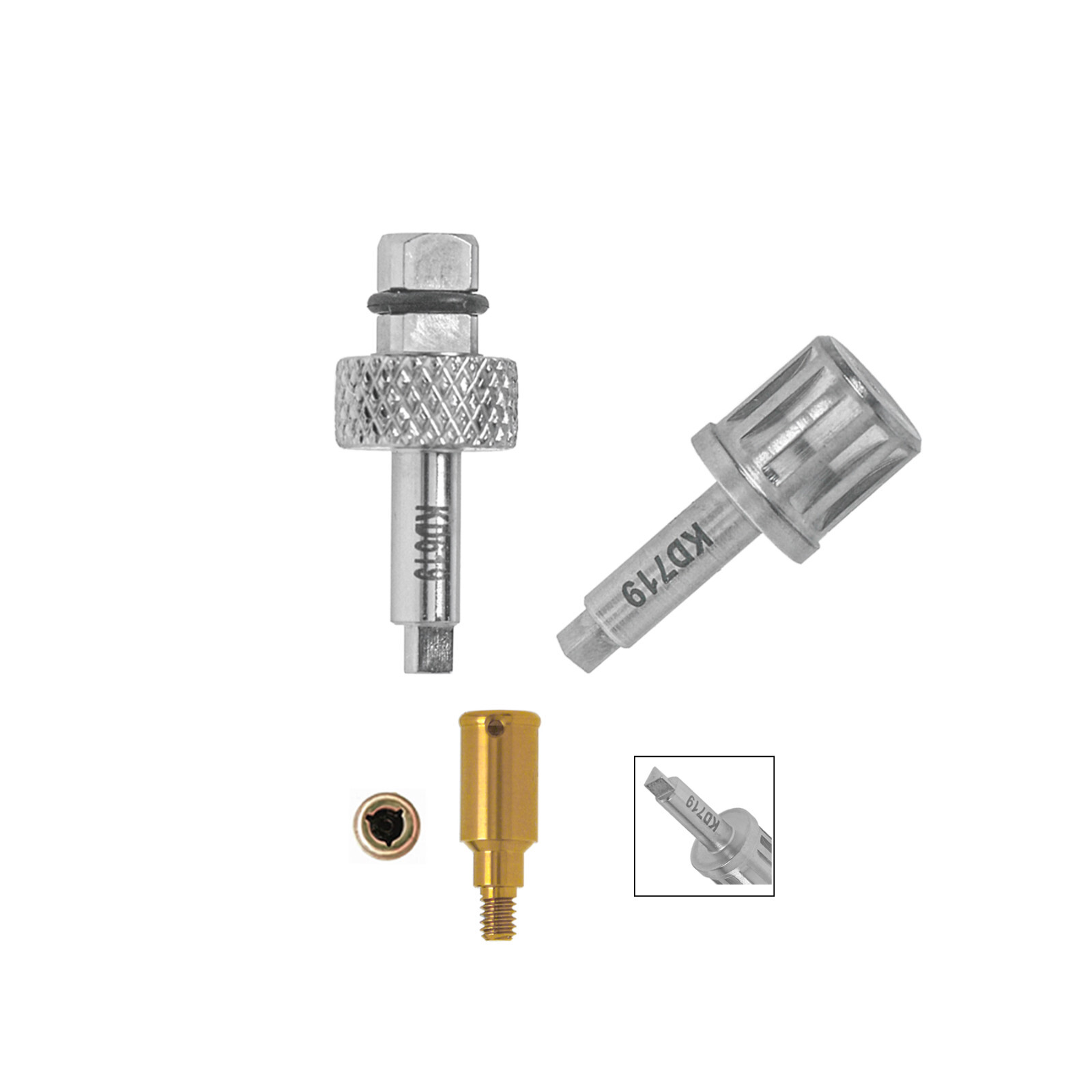 Dental Locator Attachment System Drives For 4.8 Multi-Unit Abutment Hiossen Adin