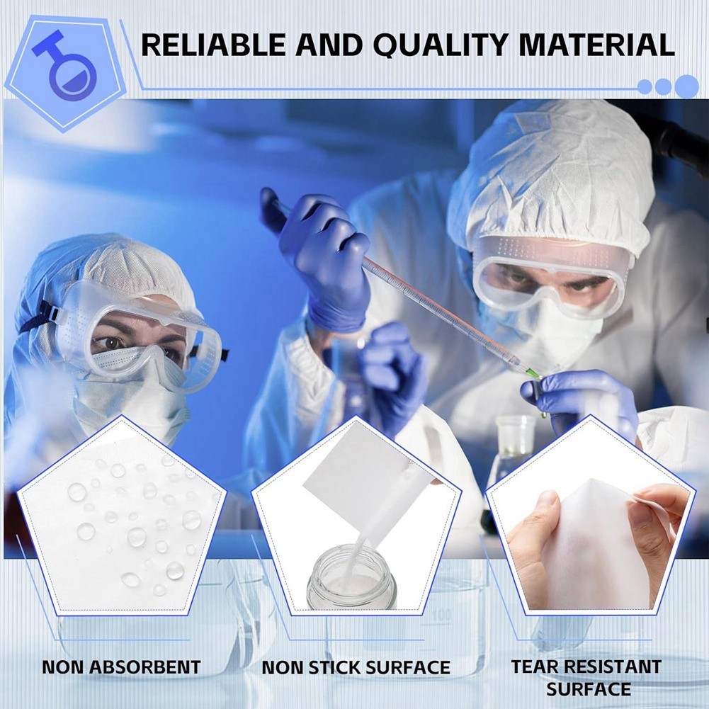 2000 Pcs Cellulose Weighing Sheet Laboratory Sample Weighing Weigh Papers1484