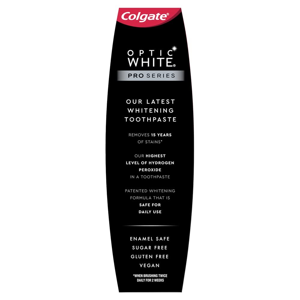 Colgate Optic White Pro Series Vividly Fresh Hydrogen Peroxide Toothpaste,