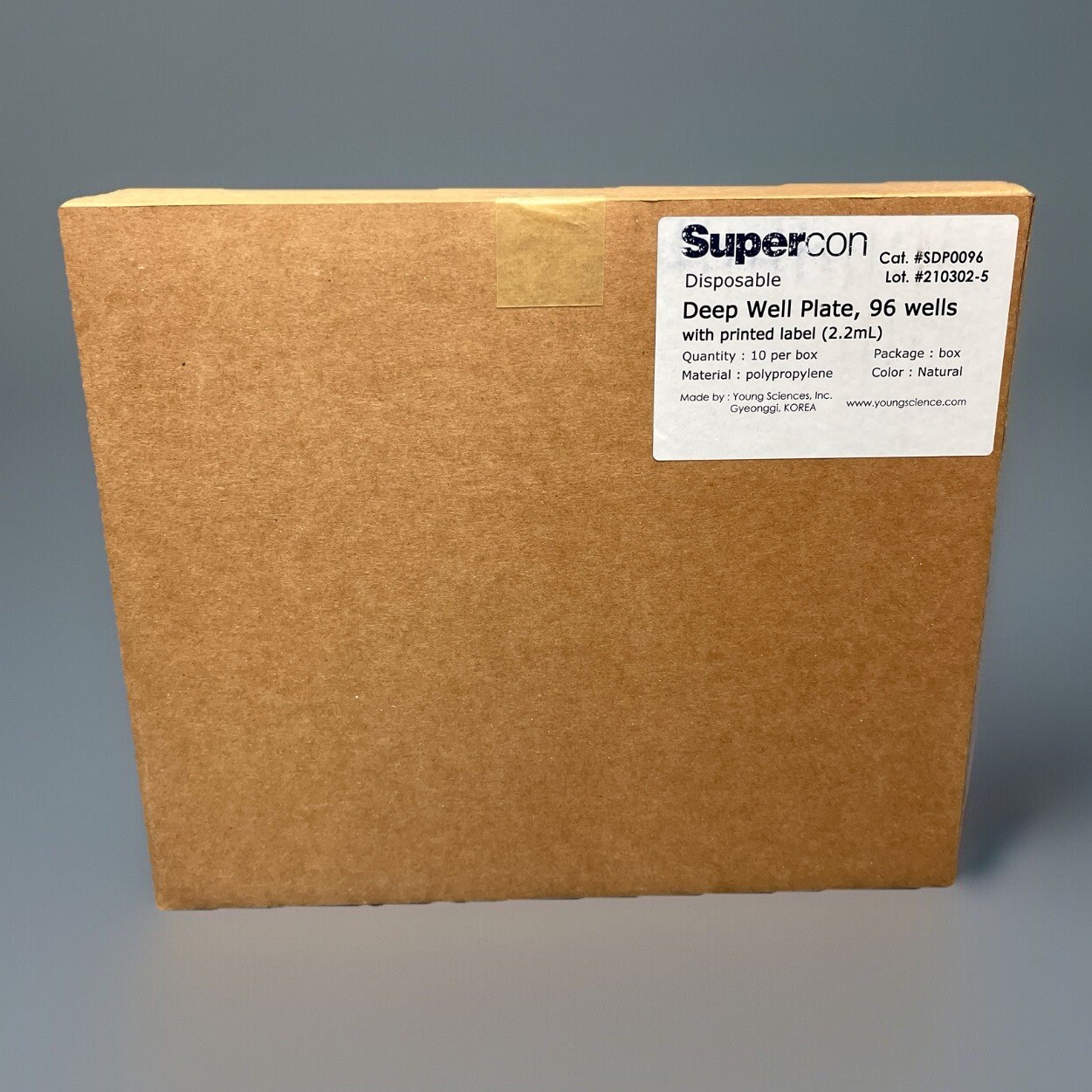 100-PACK 2.2ml 96-Well Deep Well Plate for KingFisher Flex