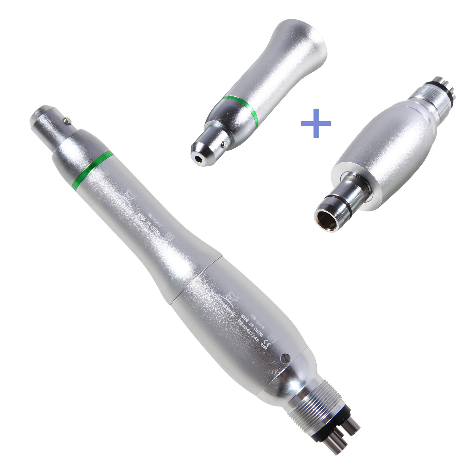 360°Swivel Dental Hygiene Prophy Handpiece Air Motor 4 Hole & 4:1 Nose Cone YB