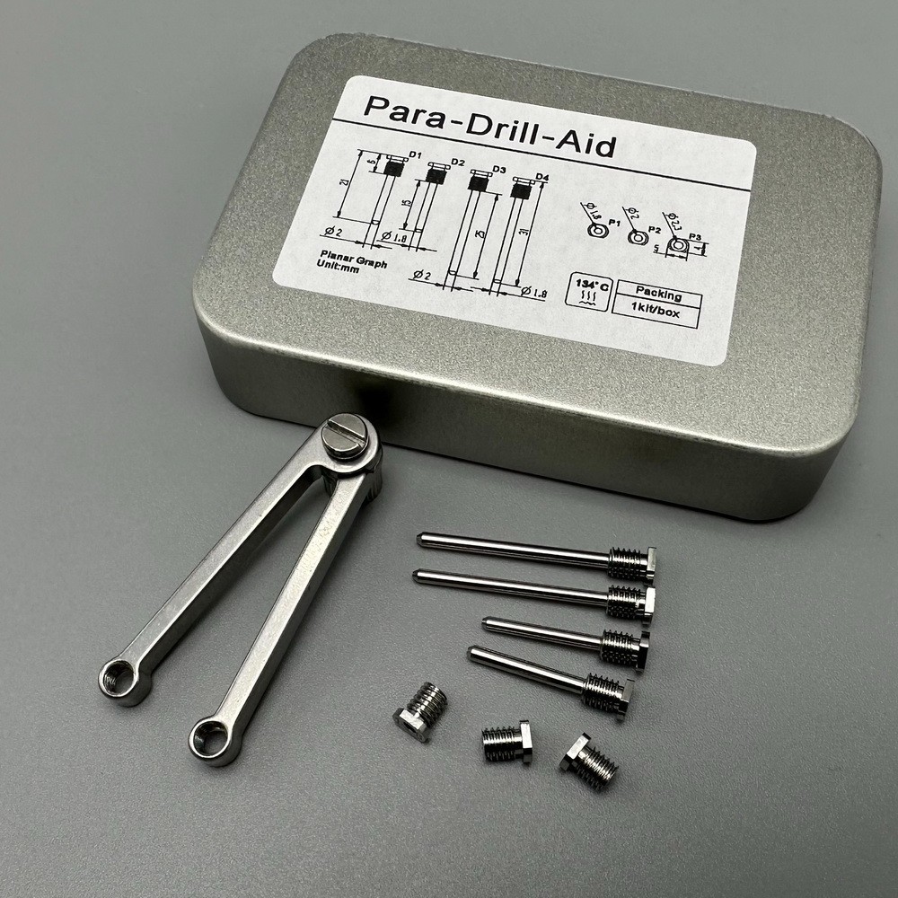 Dental Implant Para Drill Aid Implant Guide Parallel Position Locator Steel kit