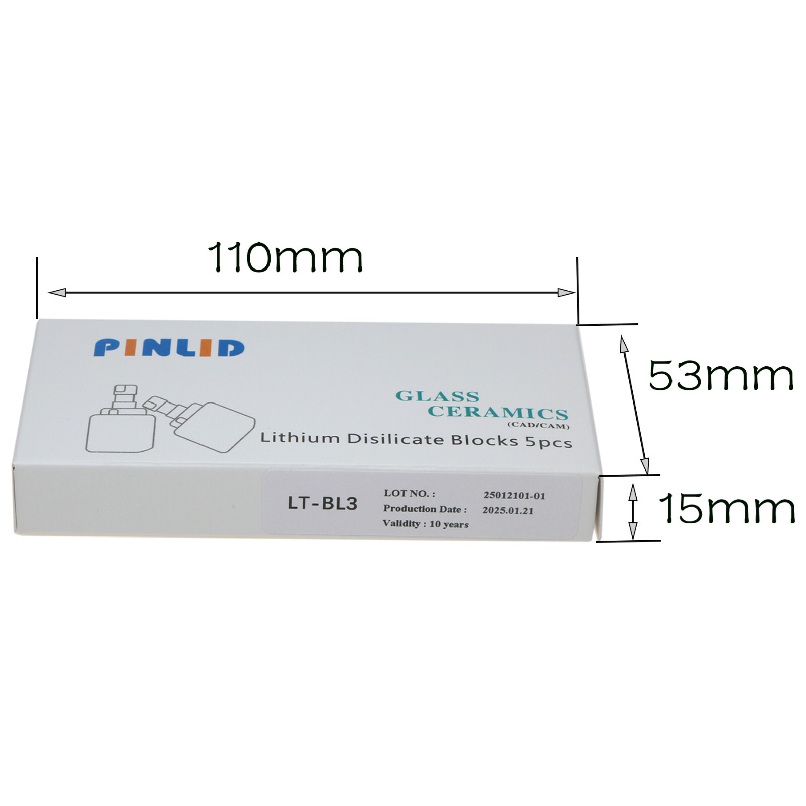 LT/HT C14 Dental IPS e.max Lithium Dislicate Glass Ceramic block CAD CEREC/InLab