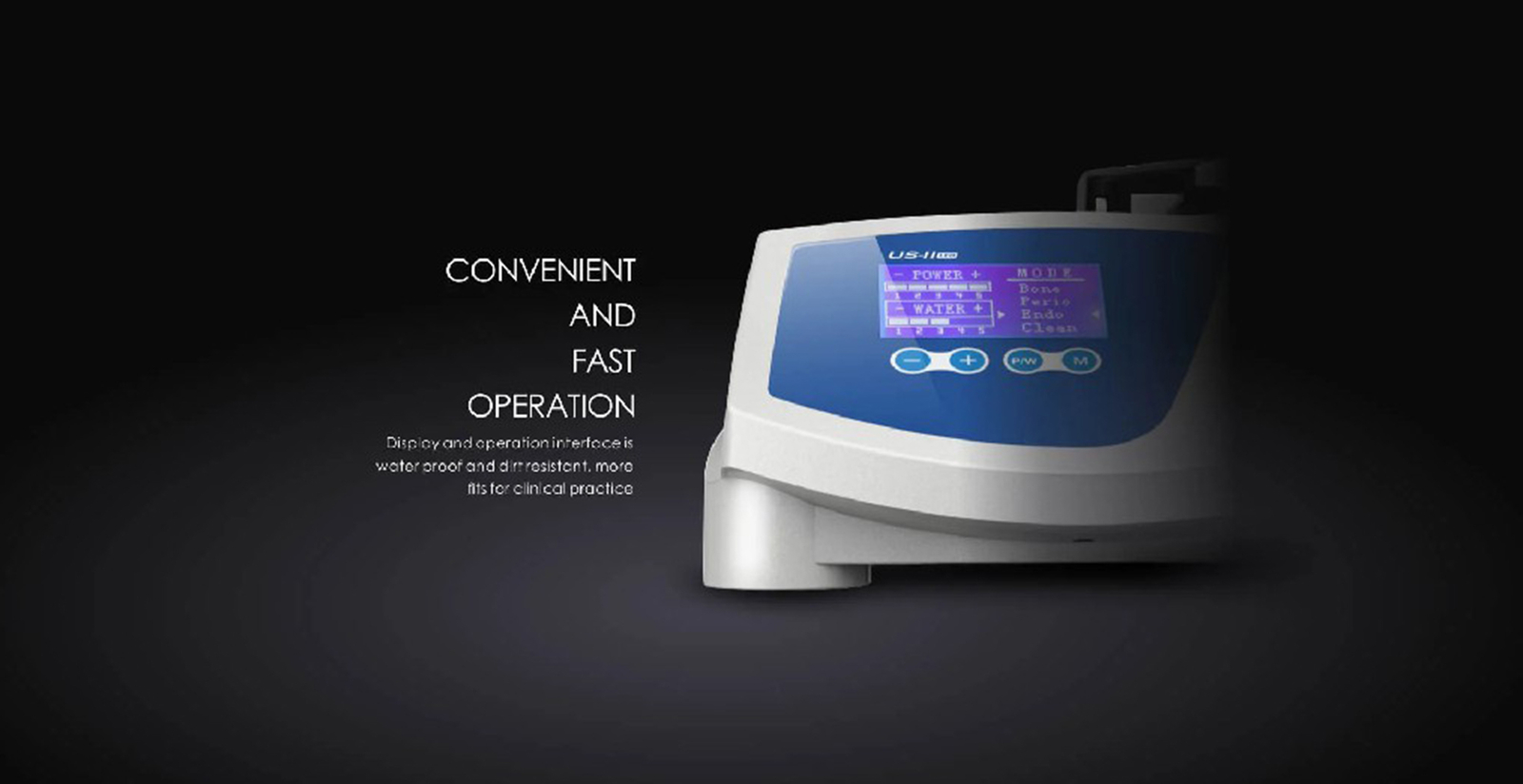 Woodpecker US-II LED Piezo Bone Ultrasurgery 2 x LED Handpieces 14 x Tips