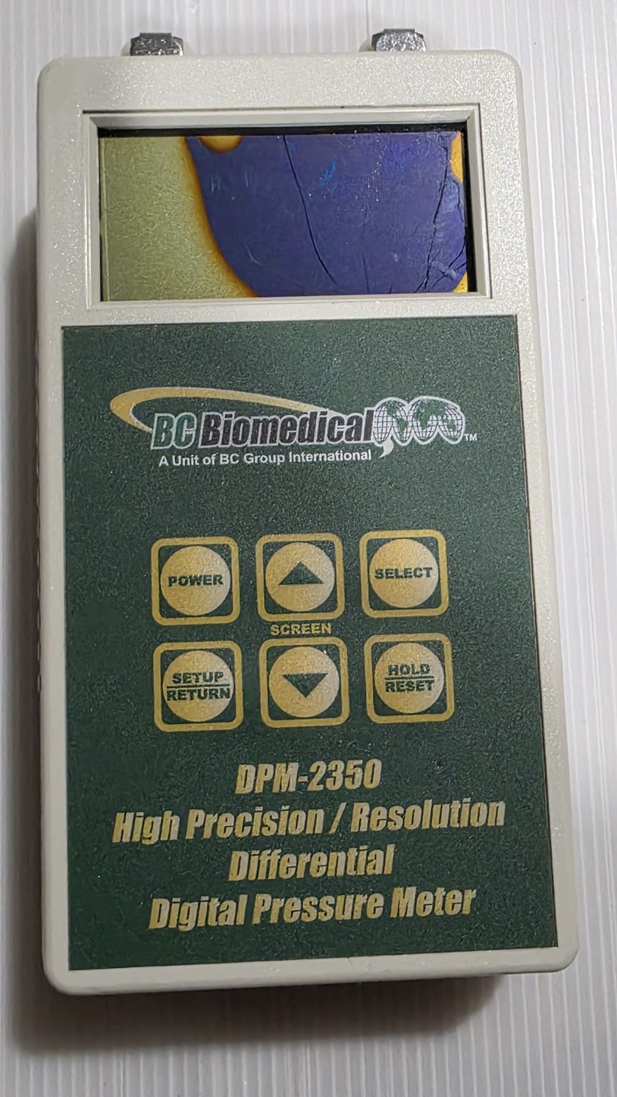 Lot of (2) BC Biomedical Digital Pressure/Vac Meter DPM-2350