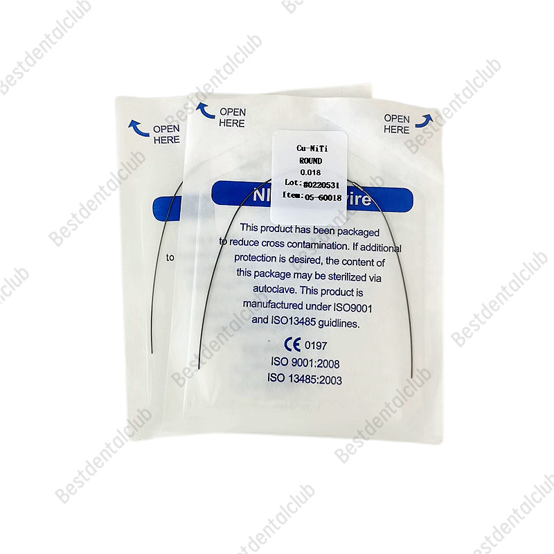 5-500pcs Dental Orthodontic Copper Cu-Niti Wires Arch Wires Round Damon Stop