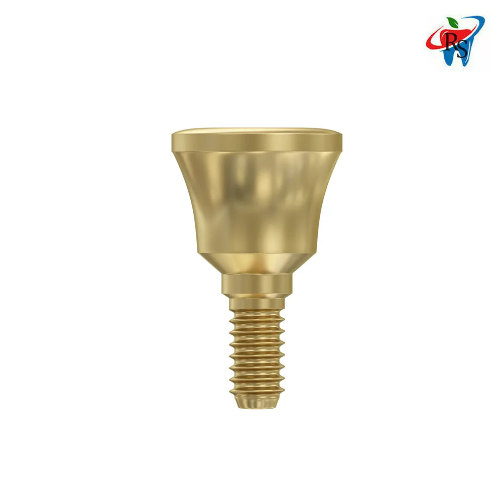 5x Dental Prosthetic Wide Concave Healing Cap Ø5.5mm Int Hex Connection 2.42mm