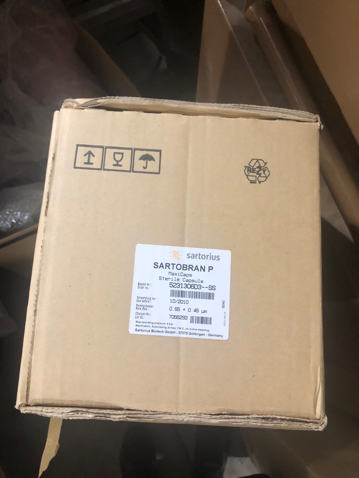 Sartorius 5231306D3–SS Sartobran P MaxiCaps Sterile Capsule 0.65 um + 0.45 um