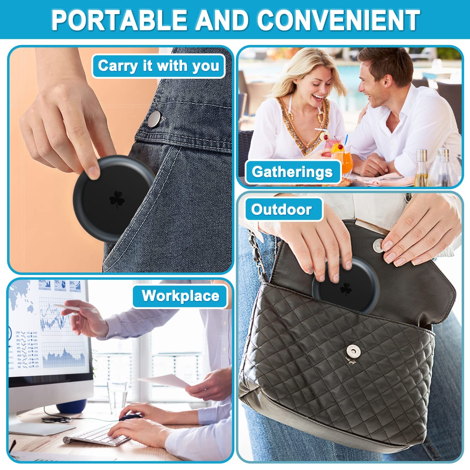 ARGOMAX 2-Pack Slim Aligner and Retainer Case, Portable Black+black