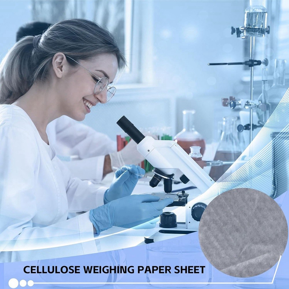 2000 Pcs Cellulose Weighing Sheet Laboratory Sample Weighing Weigh Papers1484