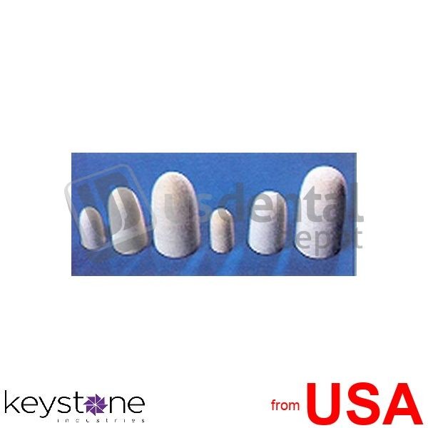 KEYSTONE Felt Cone Blunt, 1-1/2in x 3/4in Diameter, 12/Pk. Used w 034-1340040