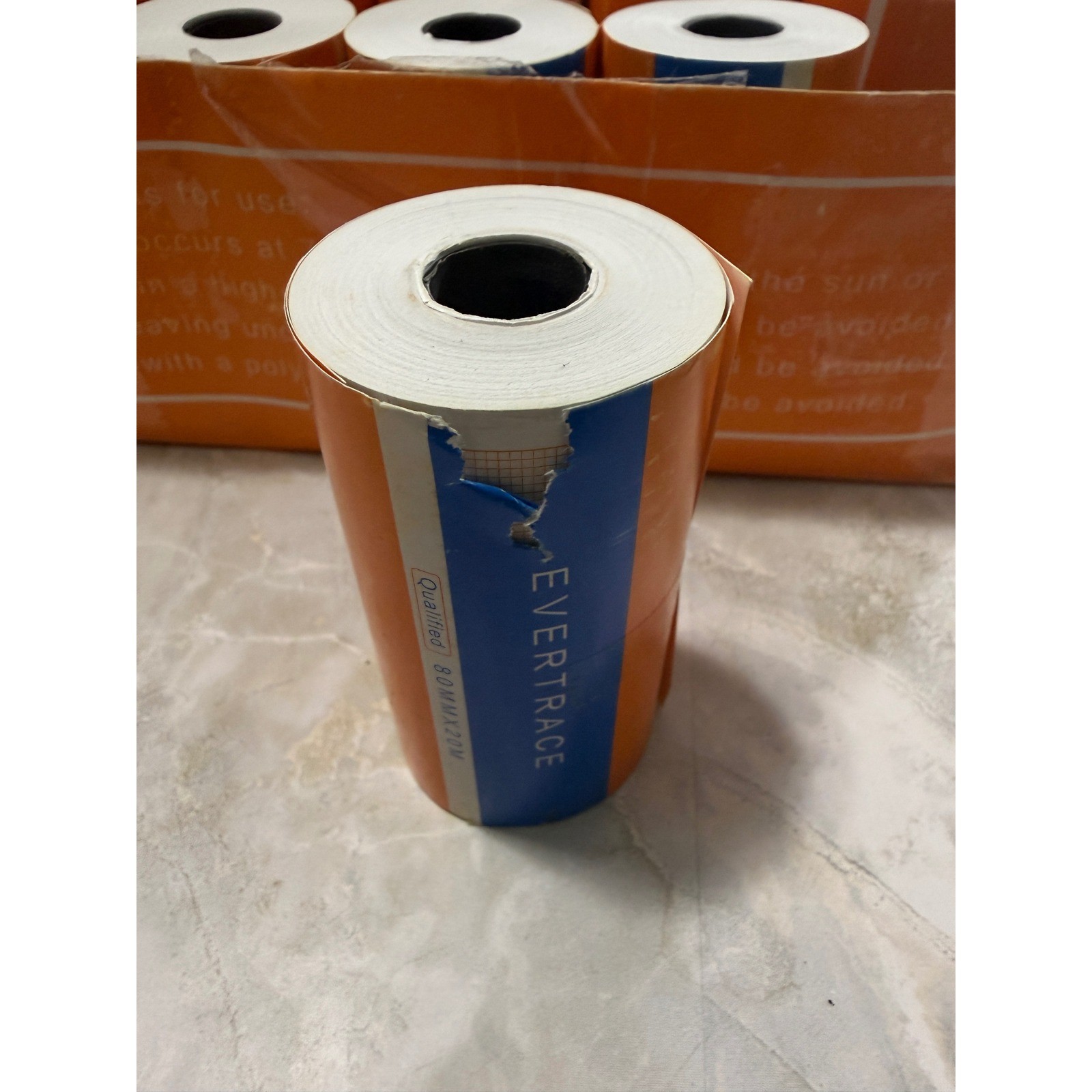 Evertace Thermal Paper Rolls 80mm x 20m – 10 Rolls per Box EKG/ECG