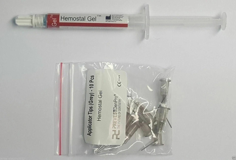 Hemostal Hemostatic gel 25% Aluminium Chloid Prevest Denpro FREE SHIPING