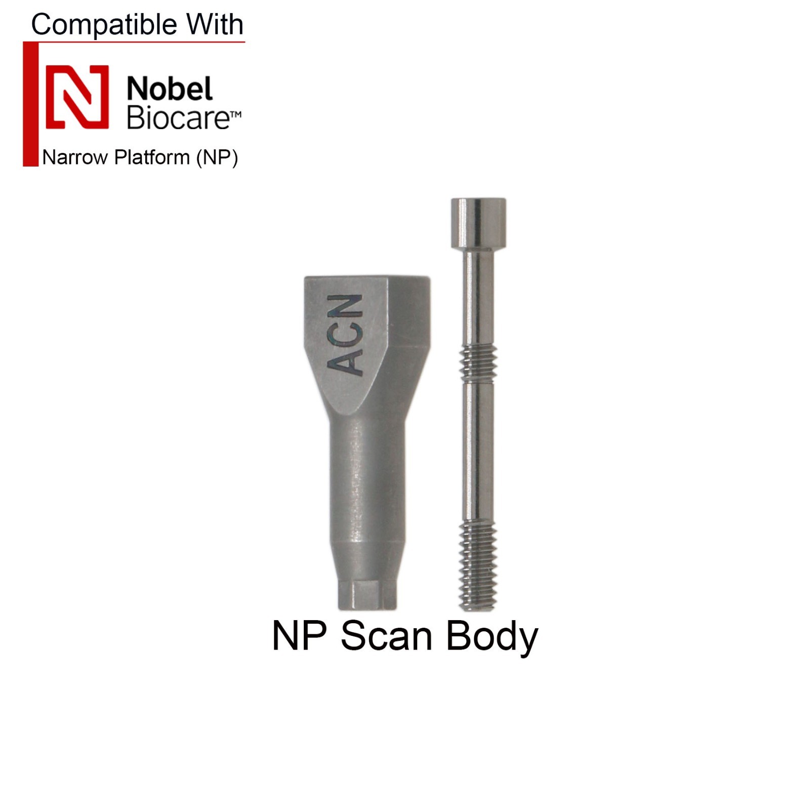 Dental Healing Abutments/Transfer Coping Open/Closed NP/RP Tray For Nobel Active