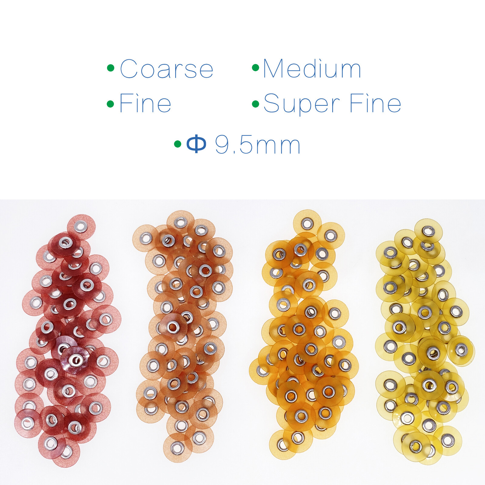 Dental Sof-Lex contouring polishing 2381 Pop-On discs 0.37″ 9.5mm or Mandrel