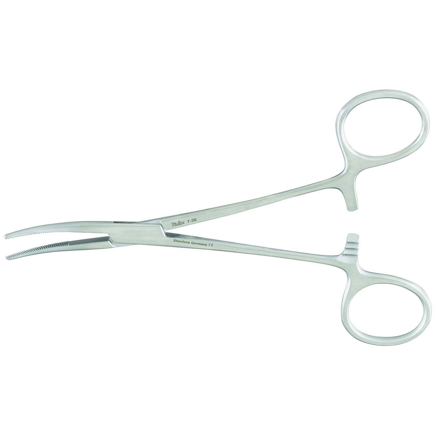 MILTEX KELLY Curved Forceps 5-1/2″ (14 cm) 7-38 Made In Germany