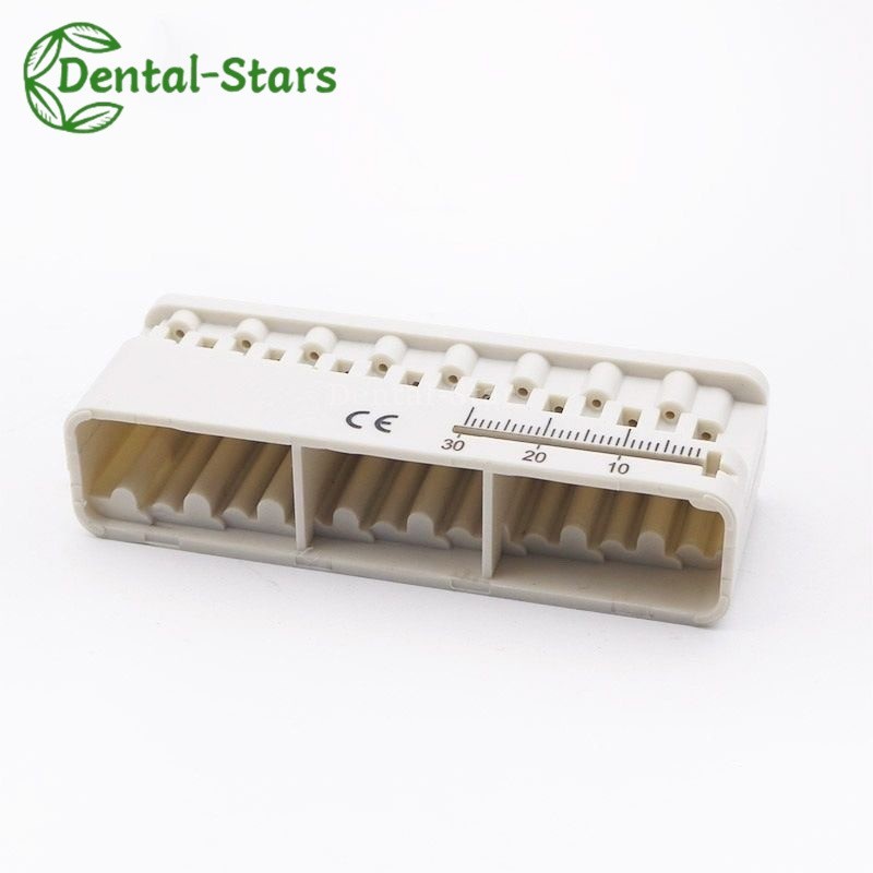1/10Pcs Dental Endodontic File Holder Block w Endo Measuring Ruler Autoclavable