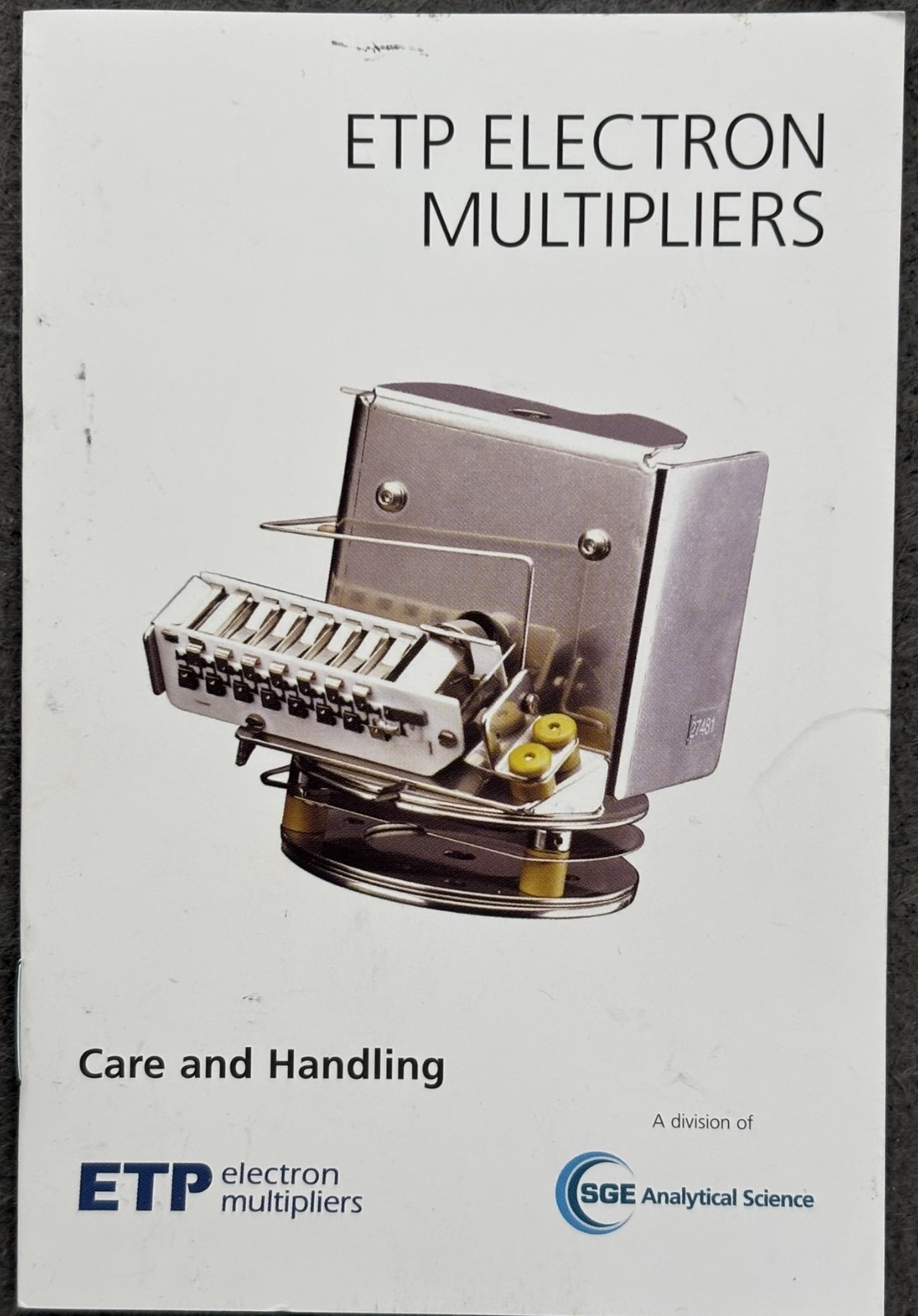 ETP electron multiplier for mass spectrometer part #14633 Fisher