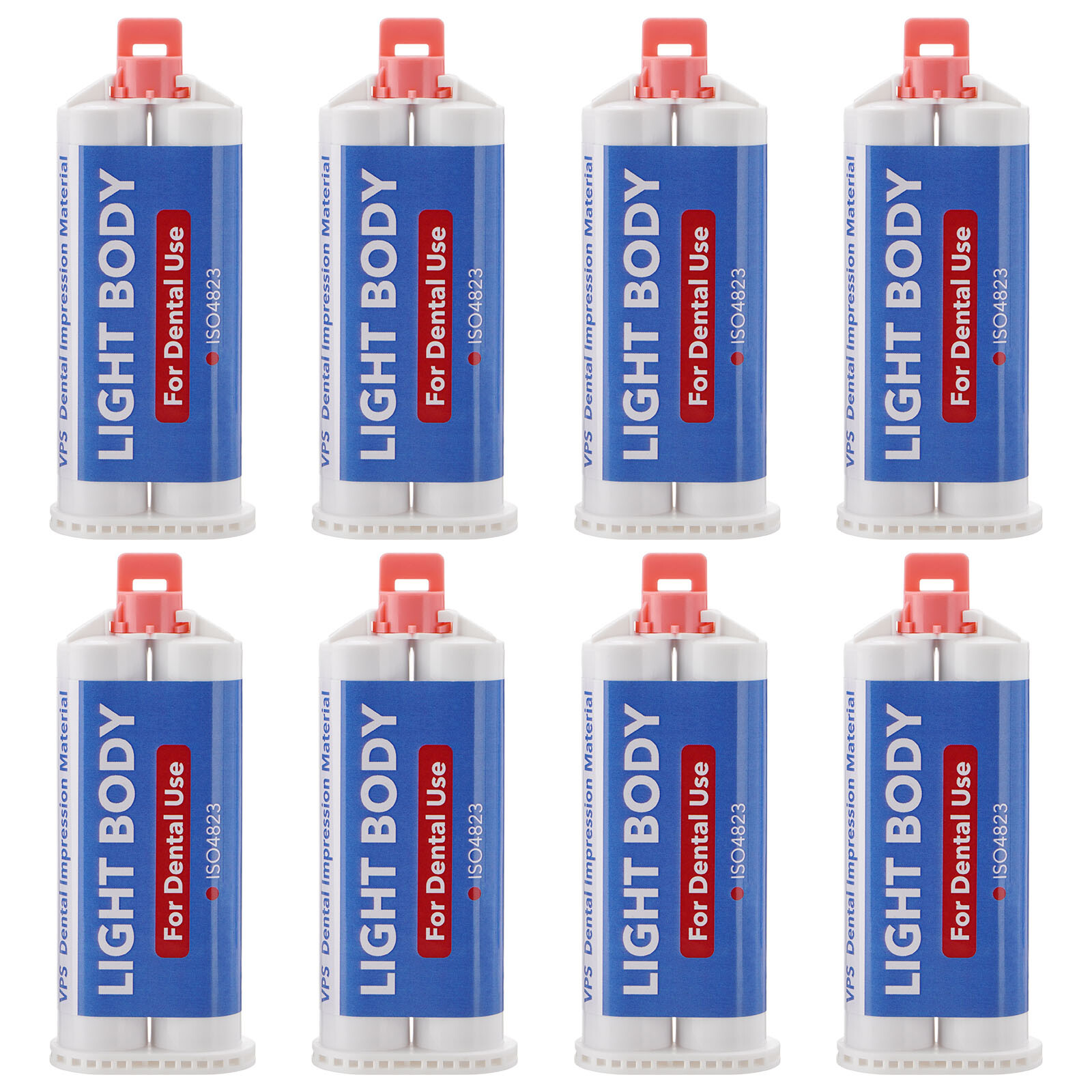 8Pcs Dental Heavy / Light Body Fast Rapid Set Dental Impression Material 50mL US