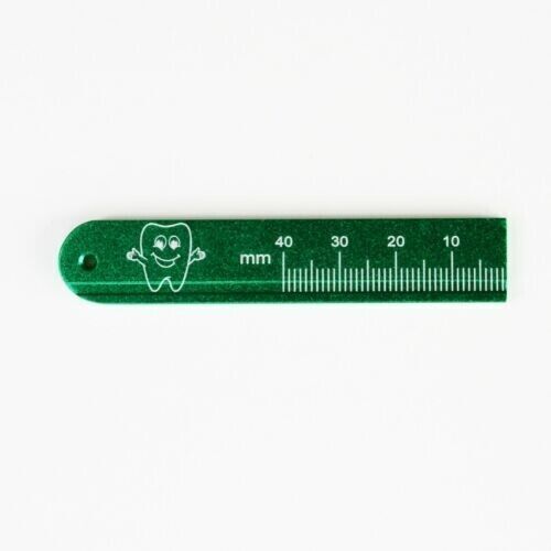 Dental Orthodontic Aluminum Metal Endodontic Endo Ruler Optional Color