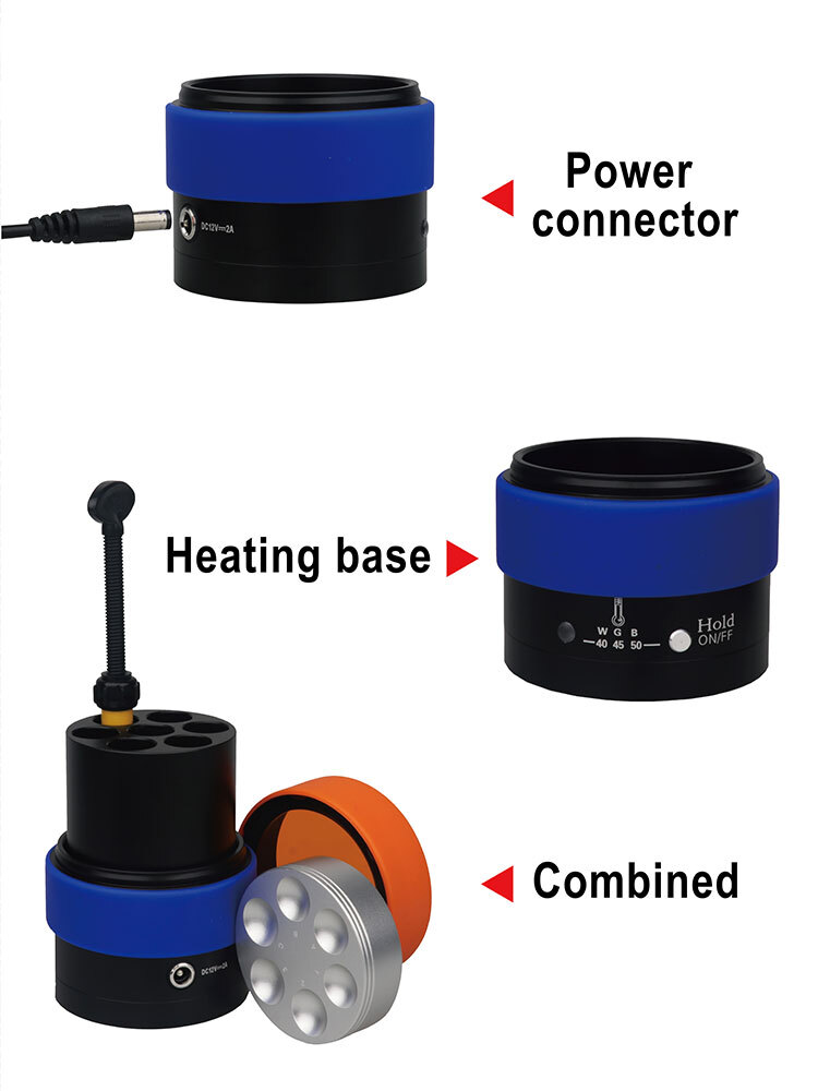 24W Dental Composite Resin Heater Material Soften Warmer Heating 40/45/50℃ JR07