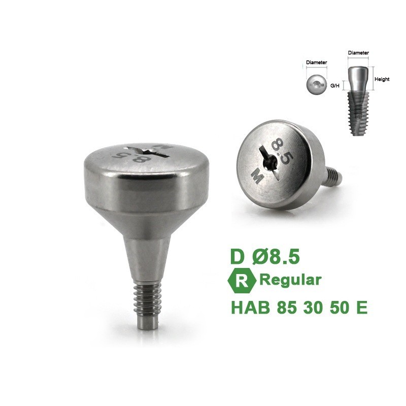 1Pc Dental Healing Abutment Caps Regular Mini Cover Screw Platform