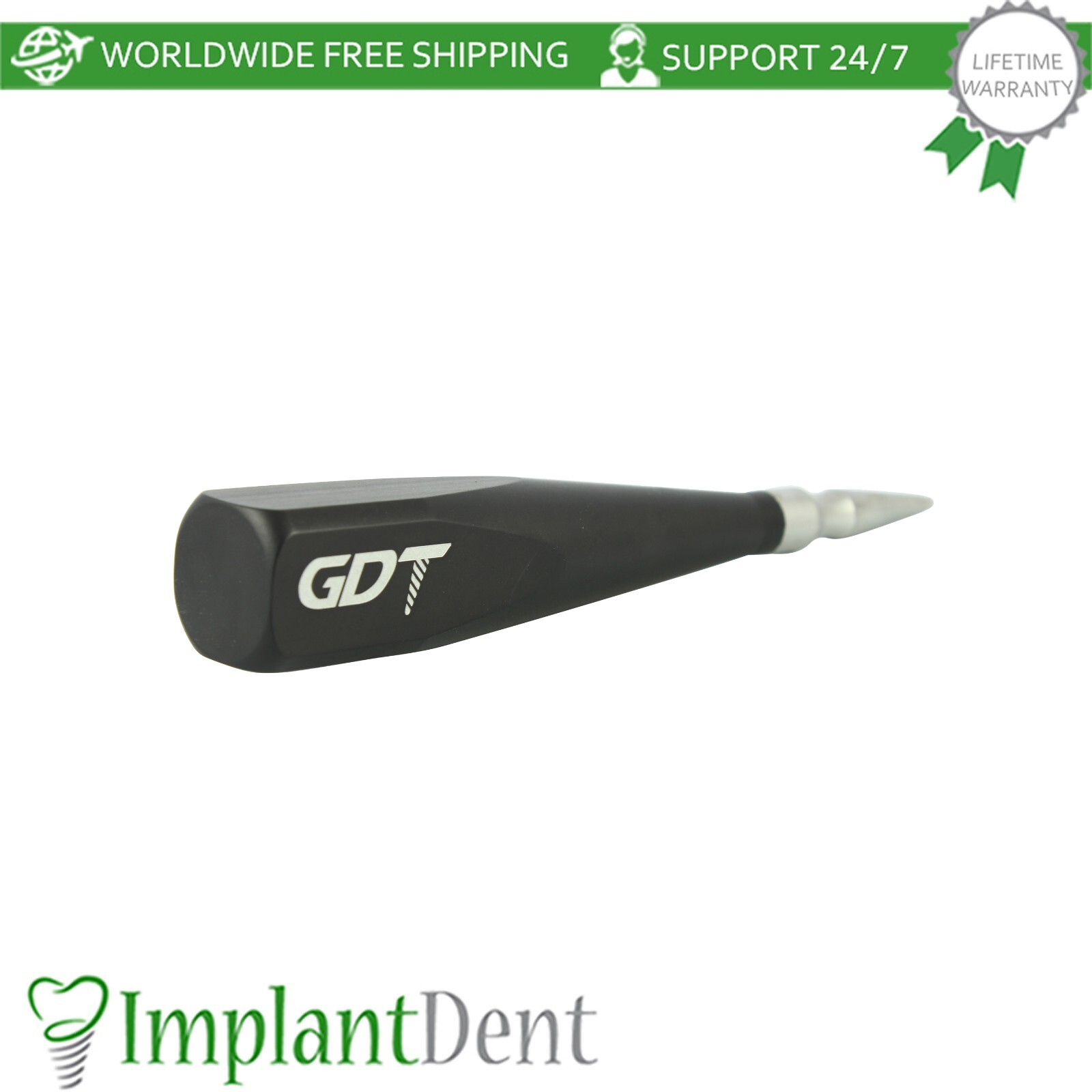Dental Im plant Fixture Driver With Long Handle Int Hex 2.42 mm Stainless Steel