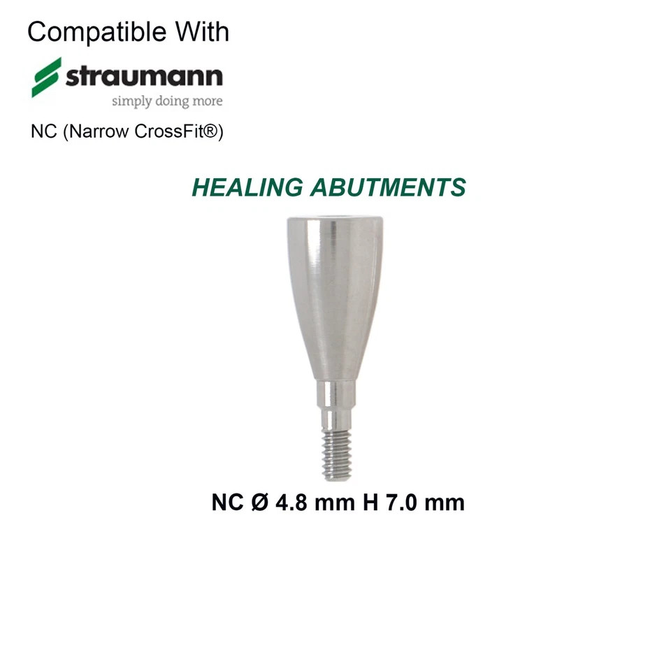 US Dental NC Healing Abutment & Cover Screw Fit Straumann ITI BL/BLT