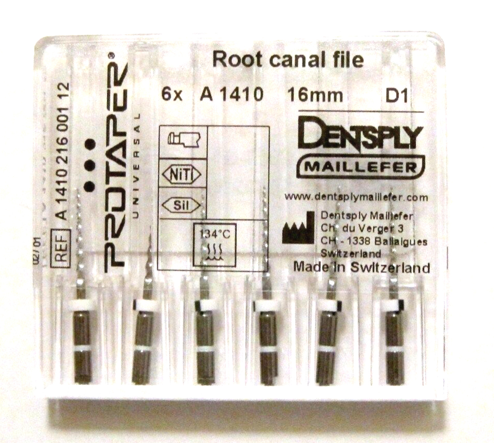 Dental Dentsply ProTaper Universal Rotary Retreatment Files Assorted Pack D1