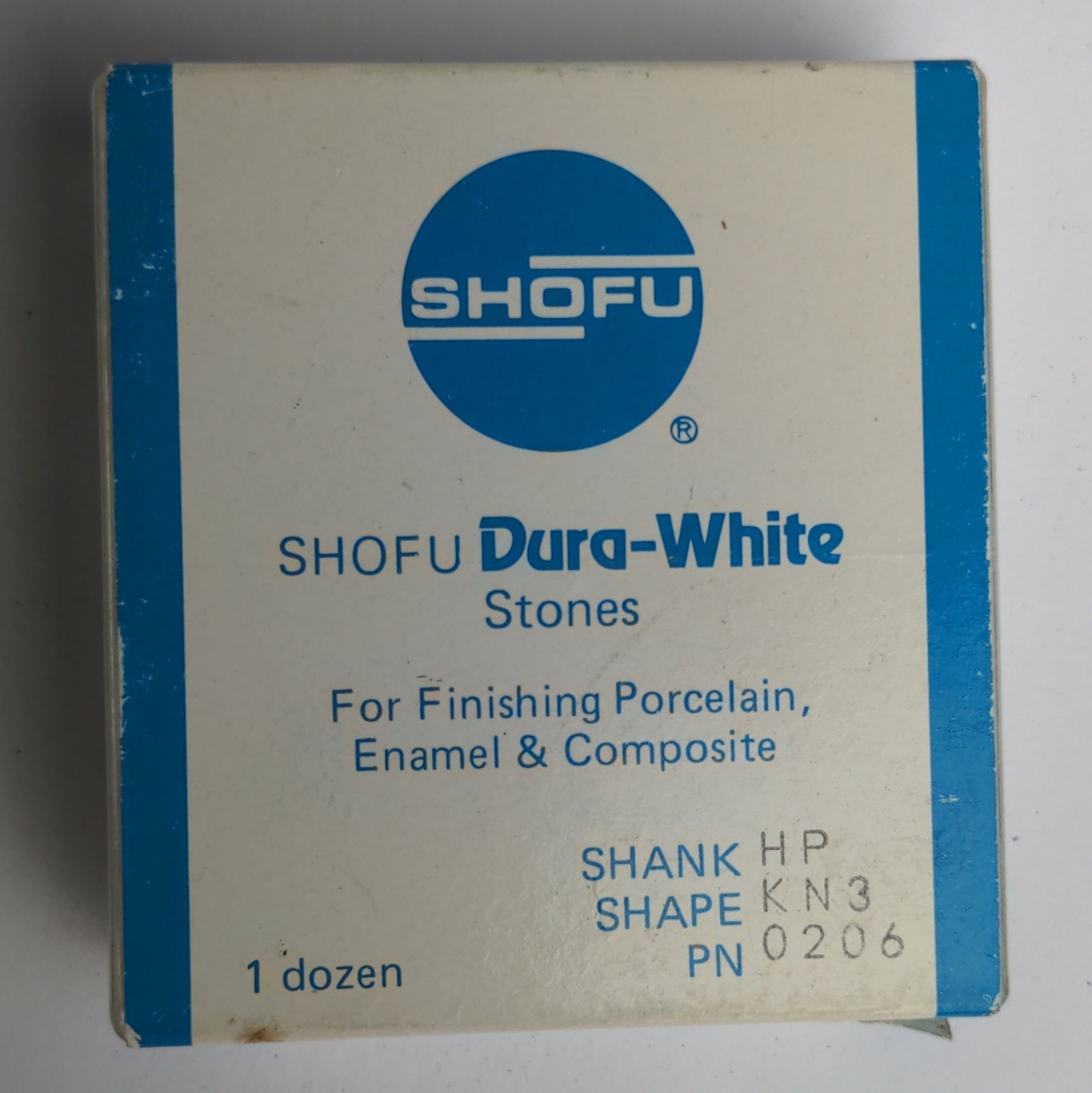 SHOFU Dura-White Flame Stones (8 pieces) HP KN3 PN0206