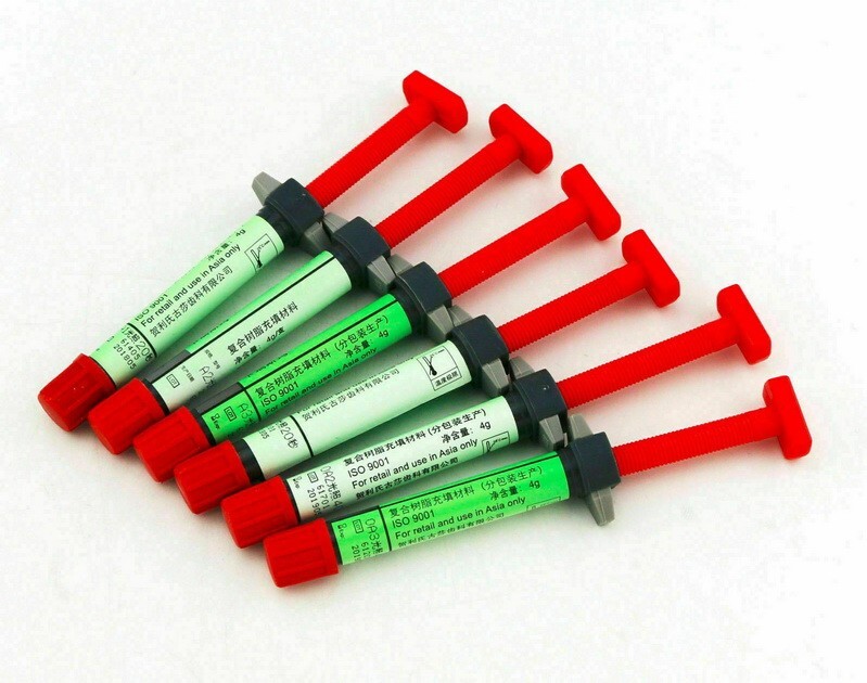 Dental Light Cure Flowable Resin A1 A2 A3 Composite Resin A1 A2 A3 A3.5 B1 B2 SL