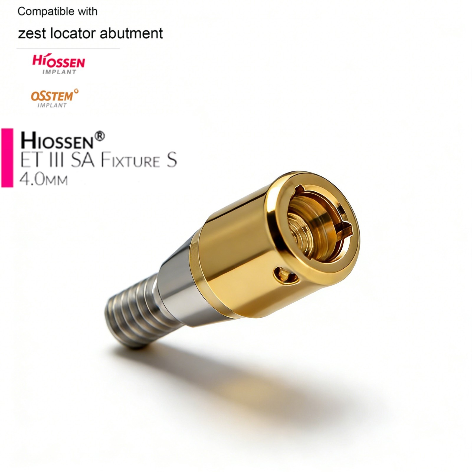 US Dental overdenture Regular locator abutment Hiossen ET fit ZEST Locator syste