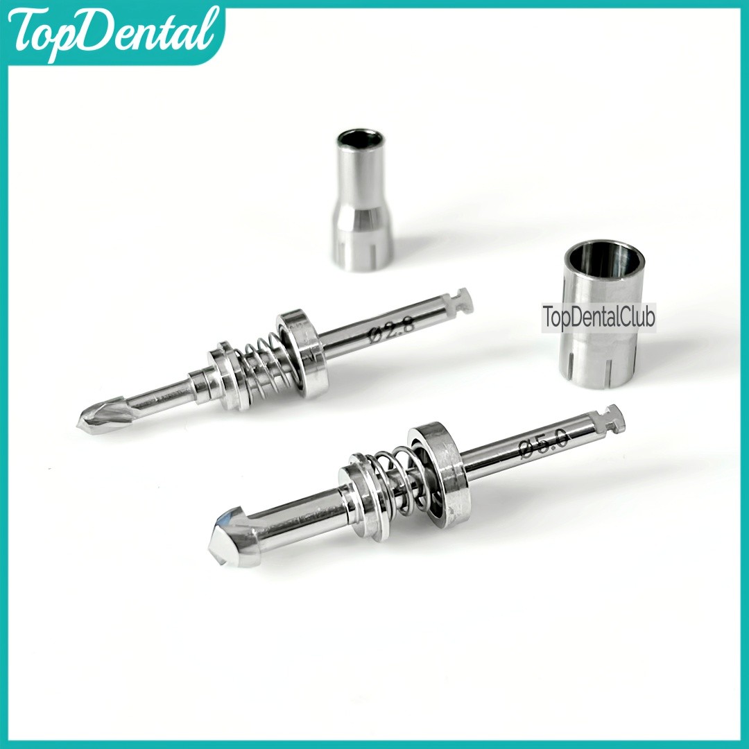 Dental GBR Autogeneous Trephine Burs Self Grinding Spring Bone Harvest Drill