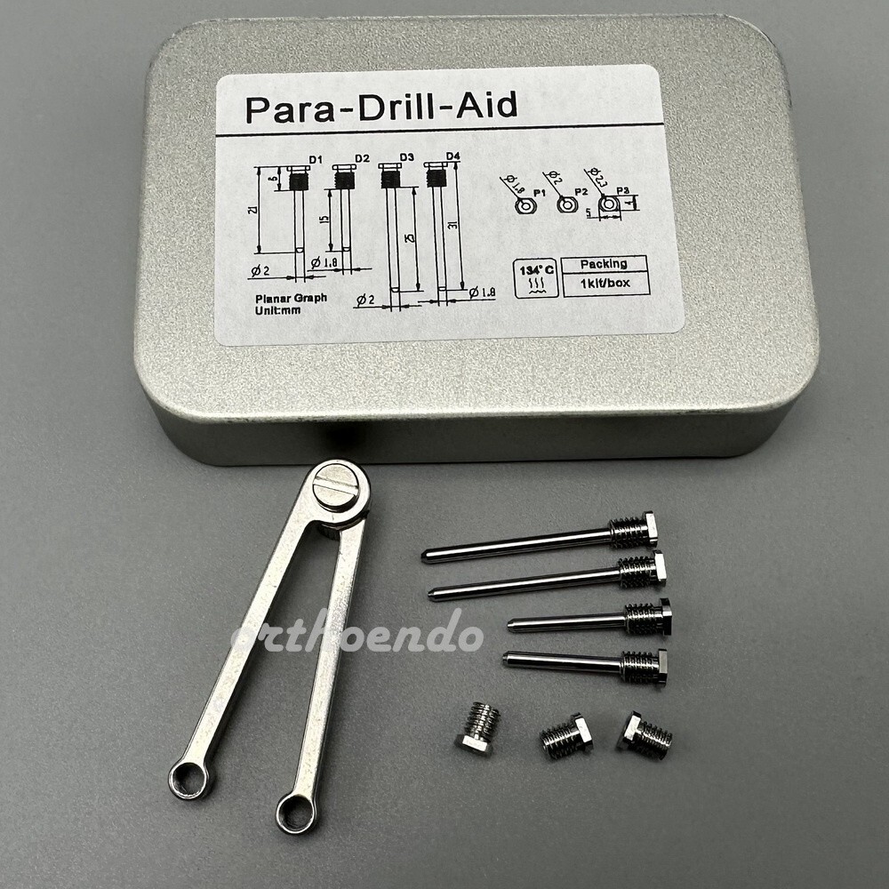 Parallel Implant Drill Guide Pins Dental ITI Para Drill Aid Position Sleeves Kit