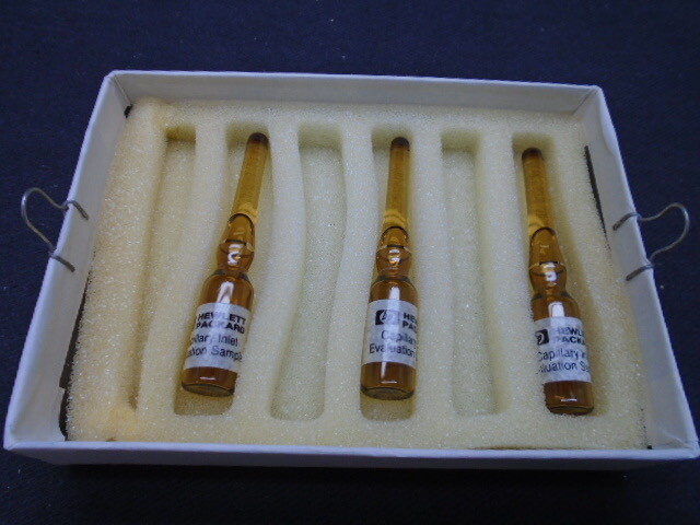 (3/Pk) AGILENT HP 0.5mL Capillary Inlet Evaluation Sample Ampules 8500-4789