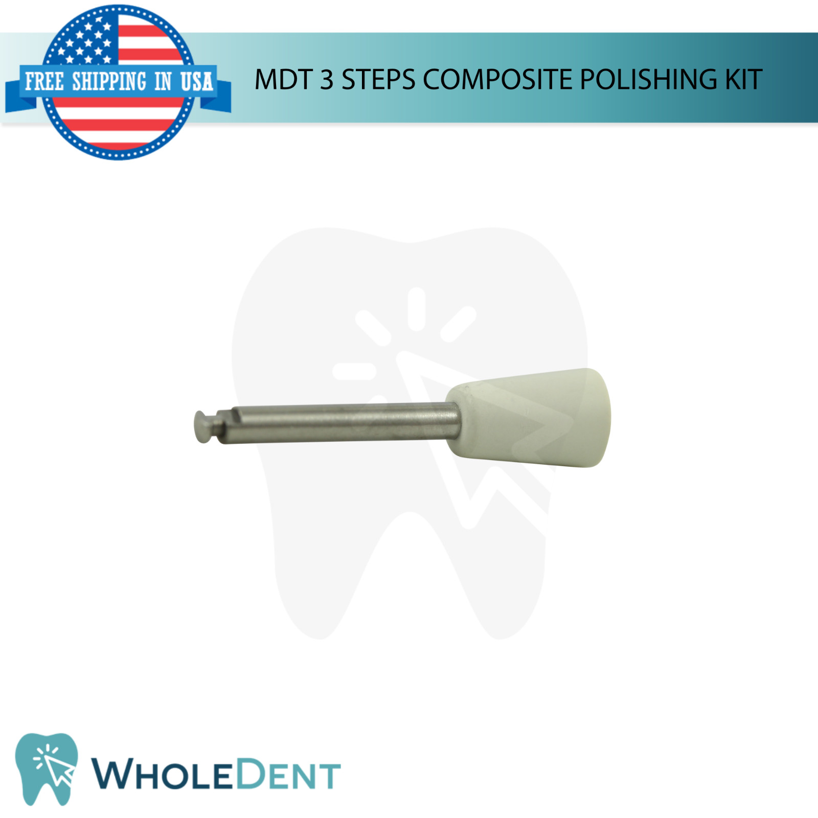 MDT 3 Steps Composite Polishing Kit High-Gloss Finish Dental Restorations